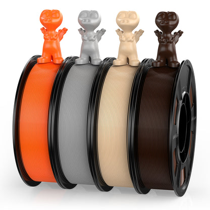 PLA-Wood/Orange/Gray/Coffee 250g*4